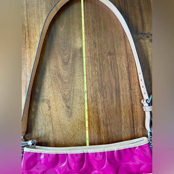 Coach Peyton Patent Leather Convertible Hobo Crossbody - Picture 15 of 15